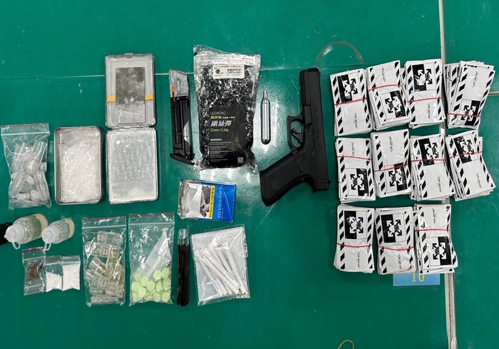 違停車宛如毒品移動倉庫 汐止警起獲各類毒品上百包 235 248241018a07