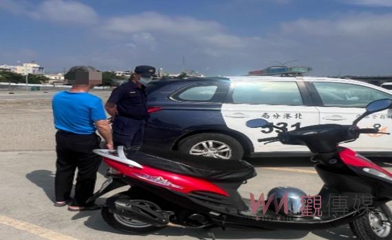 逛牛墟忘記機車停哪  北港警車海中尋回
