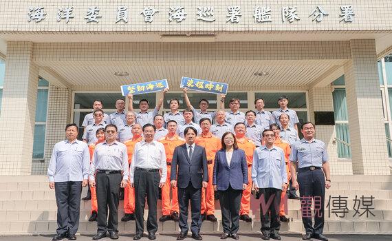 總統賴清德勗勉海巡同仁 肯定捍衛國家安全的付出