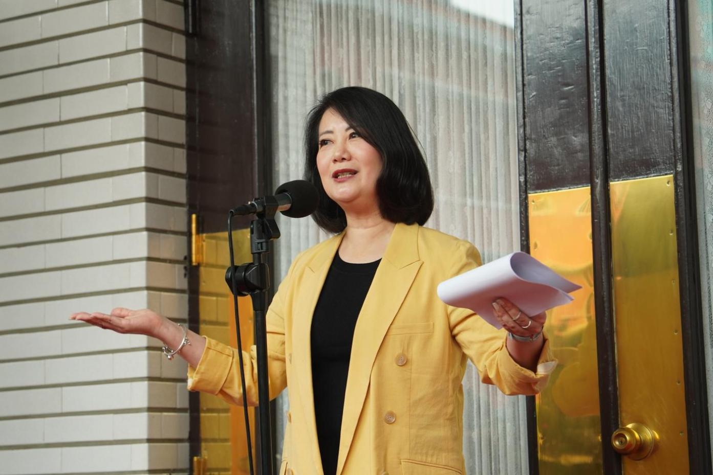 盛傳遭國民黨鎖定成為首波罷免綠委名單之一,吳思瑤19日回應「我毫無所懼」。資料照片