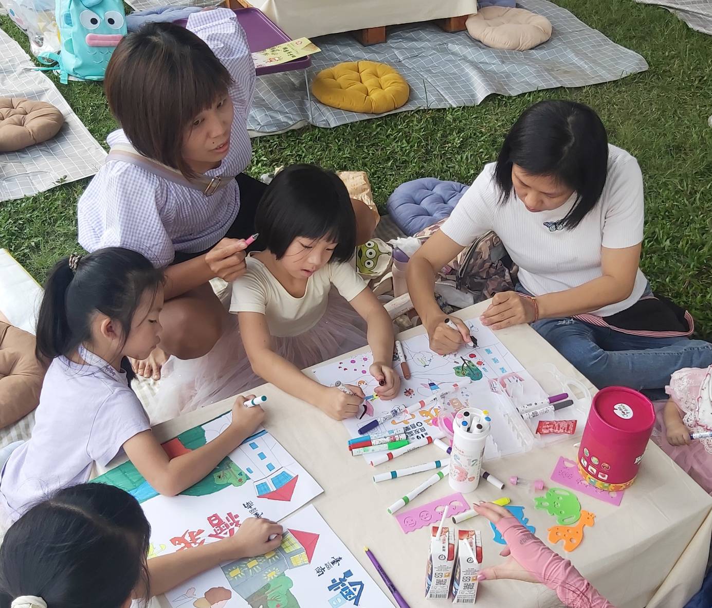 ▲現場親子同框，場面溫馨。（圖／記者陳彥霖攝）