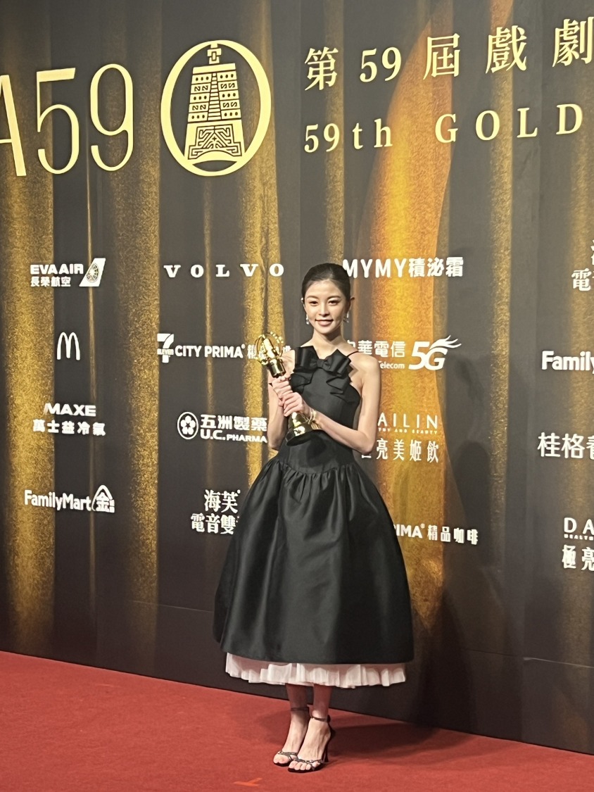 詹子萱感謝老闆張鈞甯「謝謝她看好我,我把獎拿回來了。(圖/司徒攝)