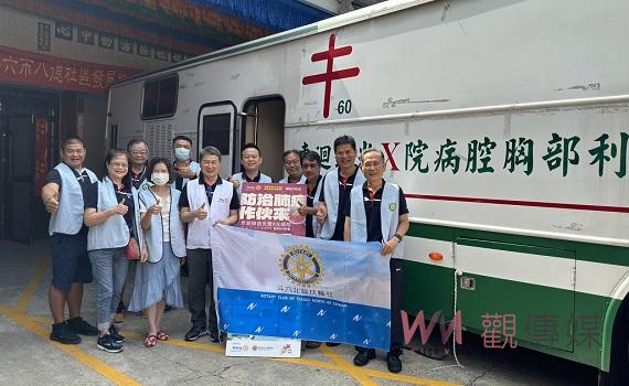 扶輪社結合醫院　深入社區防癌防中風篩檢