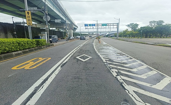 新北大橋機車道夜間銑鋪 3天施工期交通改道