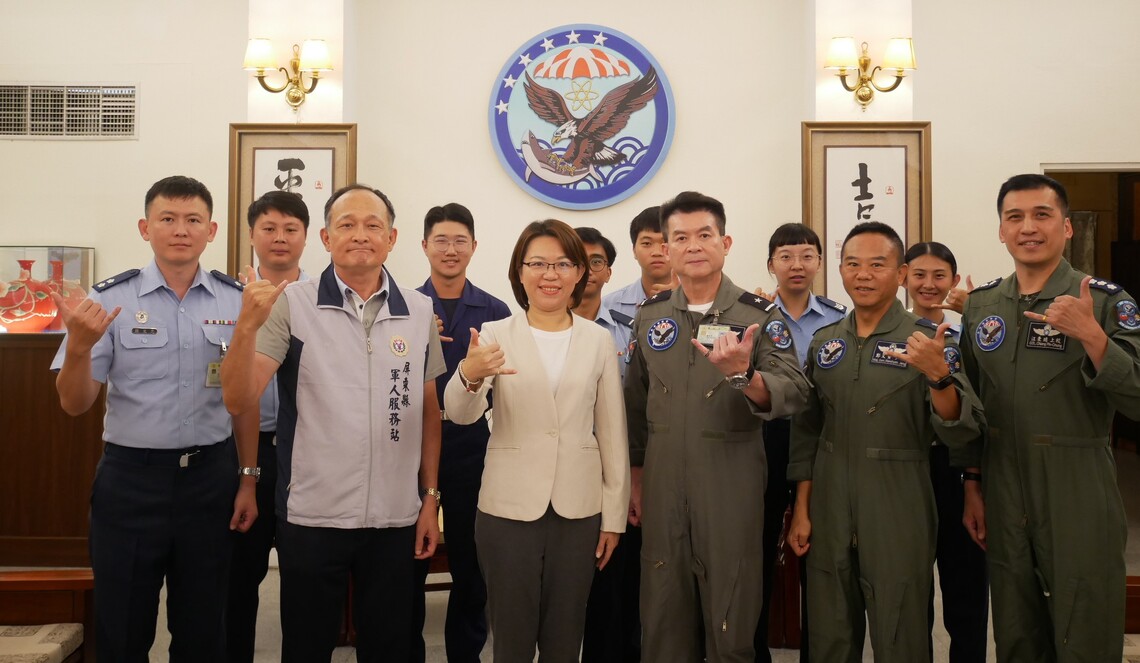 屏東市公所慰訪屏東駐軍部隊 感謝官兵救災辛勞