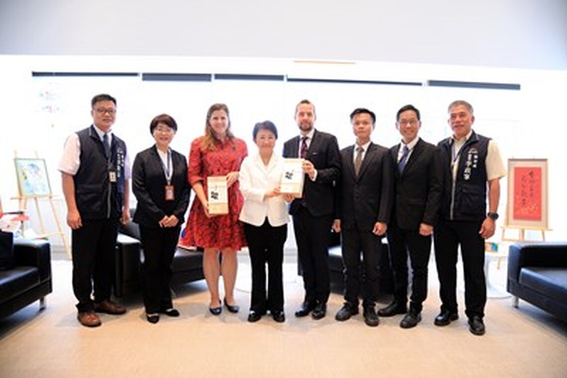 捷克代表史坦格首訪盛讚台中文化魅力 盧秀燕市長:歡迎參觀在地建築特色