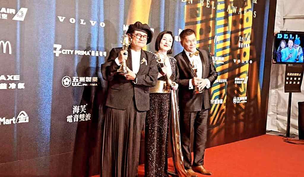 ▲綜藝節目主持人獎 澎恰恰、許效舜、苗可麗/超級夜總會(楊珊雯拍攝)