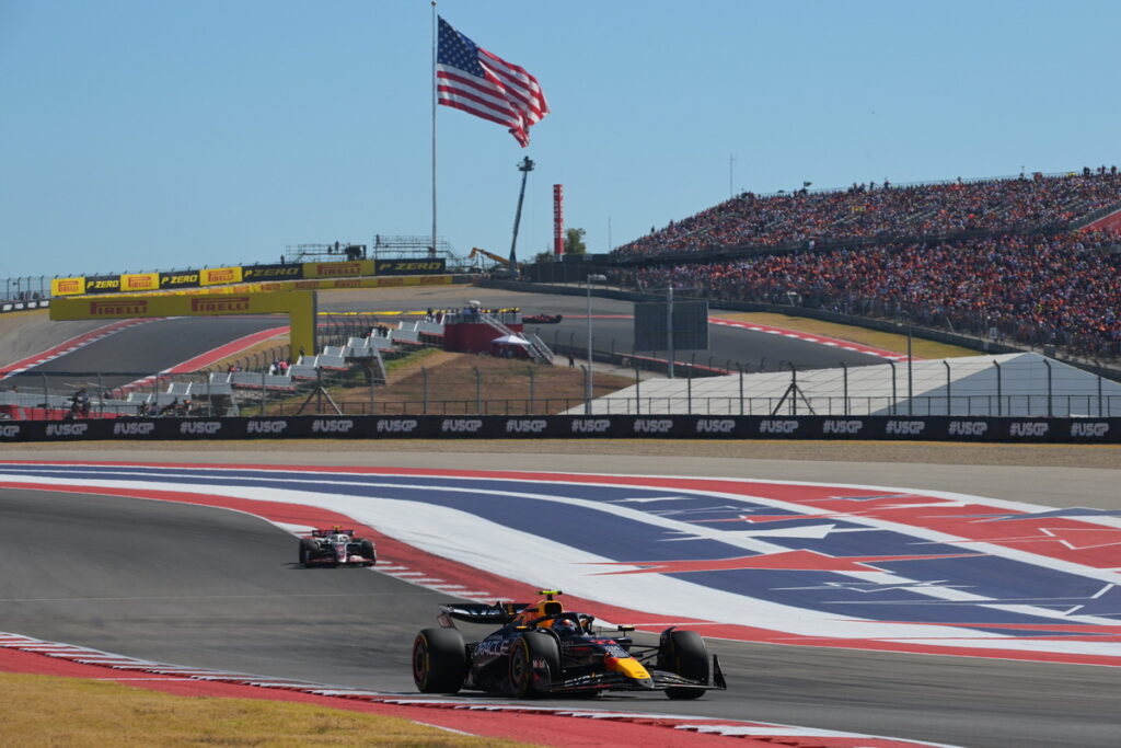 Red Bull 車隊墨西哥籍車手Sergio Perez 以第9位出發,前進2個名次最終以第7名完賽,順利為車隊增添積分。(Red Bull 提供)