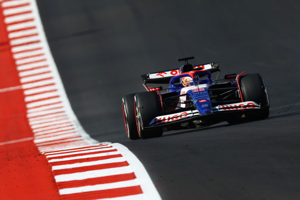 Visa Cash App RB F1車隊(VCARB)紐西蘭籍車手Liam Lawson,本賽季初登場即以第9名成績完賽。(Red Bull 提供)