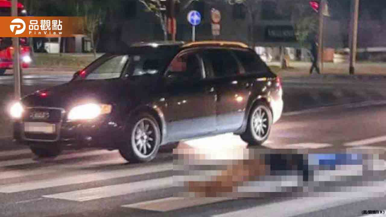 驚!靈車車門突開「遺體滾落馬路」嚇壞路人