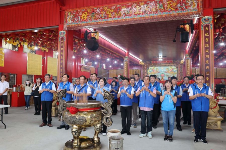 國慶焰火大型活動圓滿成功 張麗善率縣府團隊答謝六房媽庇佑