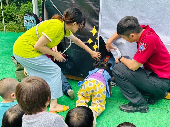 桃消中路分隊結合萬聖節 防災觀念向下扎根 23 S 53403766 0