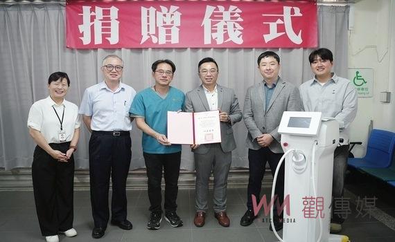 力推動物醫療技術革新 興大獸醫教學醫院獲贈等離子寵物治療設備