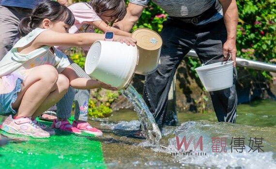 教育小朋友對生態保育觀念 桃園學童參加石門水庫魚苗放流
