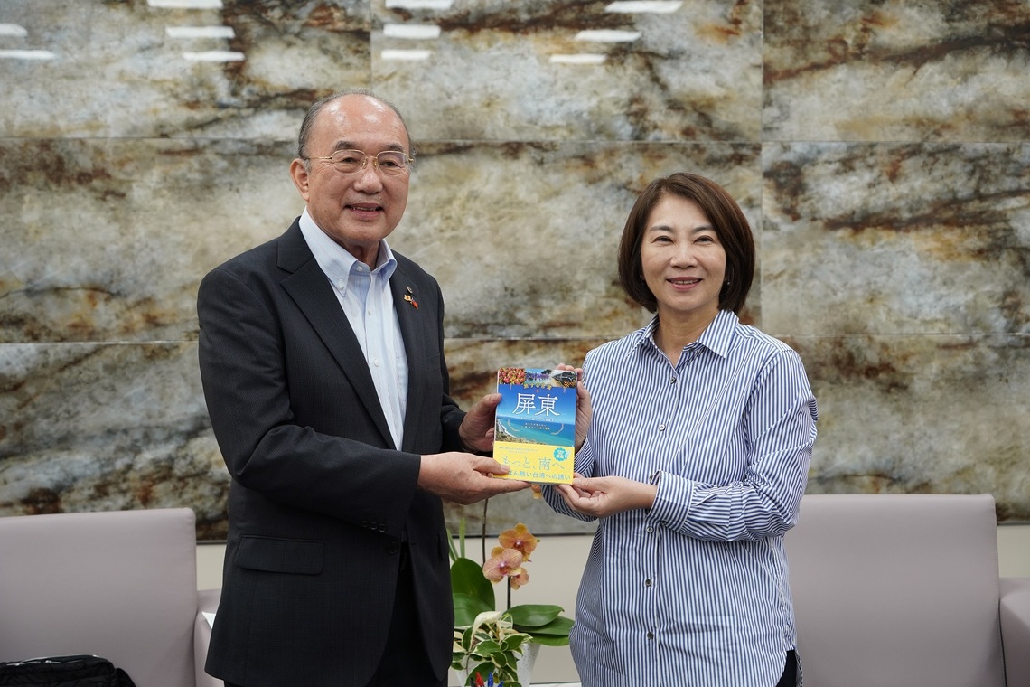 日本大阪府日華友好交流協會拜會屏縣府 周春米縣長:續深化台日情誼