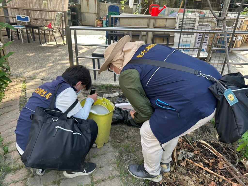 ▲彰化縣今年首例本土登革熱個案現蹤，籲請民眾落實孳生源清除，醫療院所提高通報警覺。 （彰化縣衛生局提供）