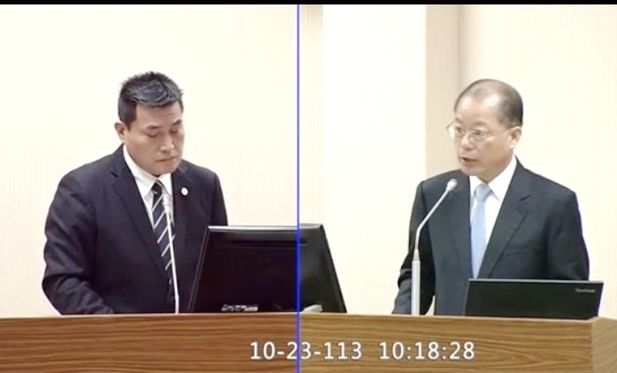 黃明昭表示，原住民有沒有被吸收，國安團隊一直有在掌握相關的情資，手頭上並沒有原住民涉及被吸收的情況。(國會頻道)