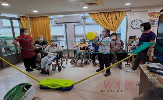 彰化榮家住民歡樂競賽 紅白大對決鍛鍊身心健康