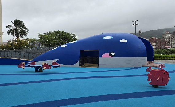 小孩放電好去處！最萌「海洋生物造型溜滑梯」在新北