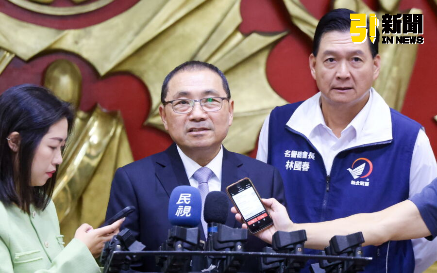 圖/新北市長侯友宜直言,新北市確實沒有收到消息,希望中央與地方要做好緊密的溝通,讓淡江大橋能如期完工。(記者陳志仁攝,2024.10.25)