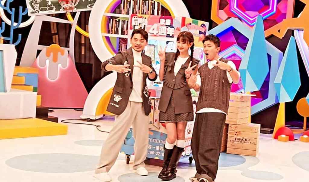 ▲安心亞盼《同學來了》邀韓國藝人來節目,阿Ken喊話周杰倫上節目。(楊小雯拍攝)