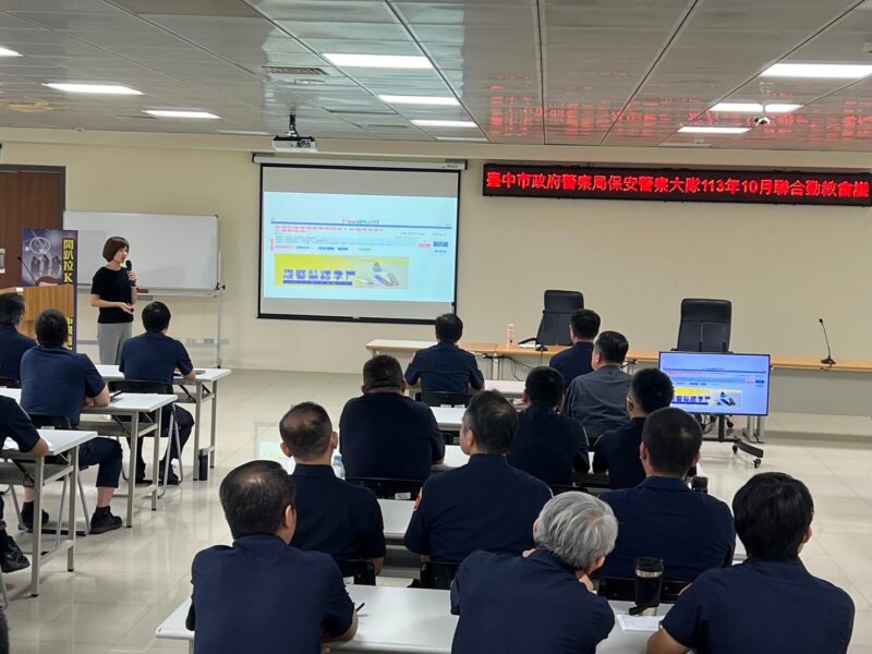 圖文:中警保大全力提升毒駕查緝力 主任檢察官親授實務。