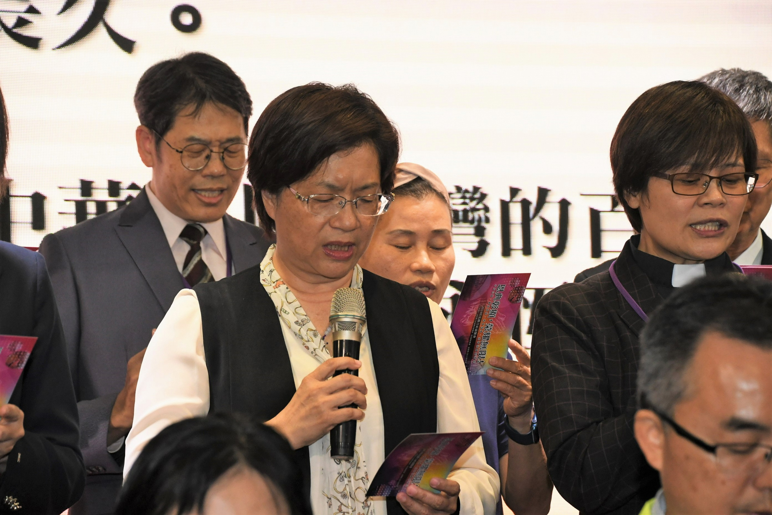 ▲「2024 彰化聯合祈禱餐會」在彰化市怡園會館舉行,由彰化眾教會及基督教文化交流協會共同舉辦。(彰化縣政府提供)