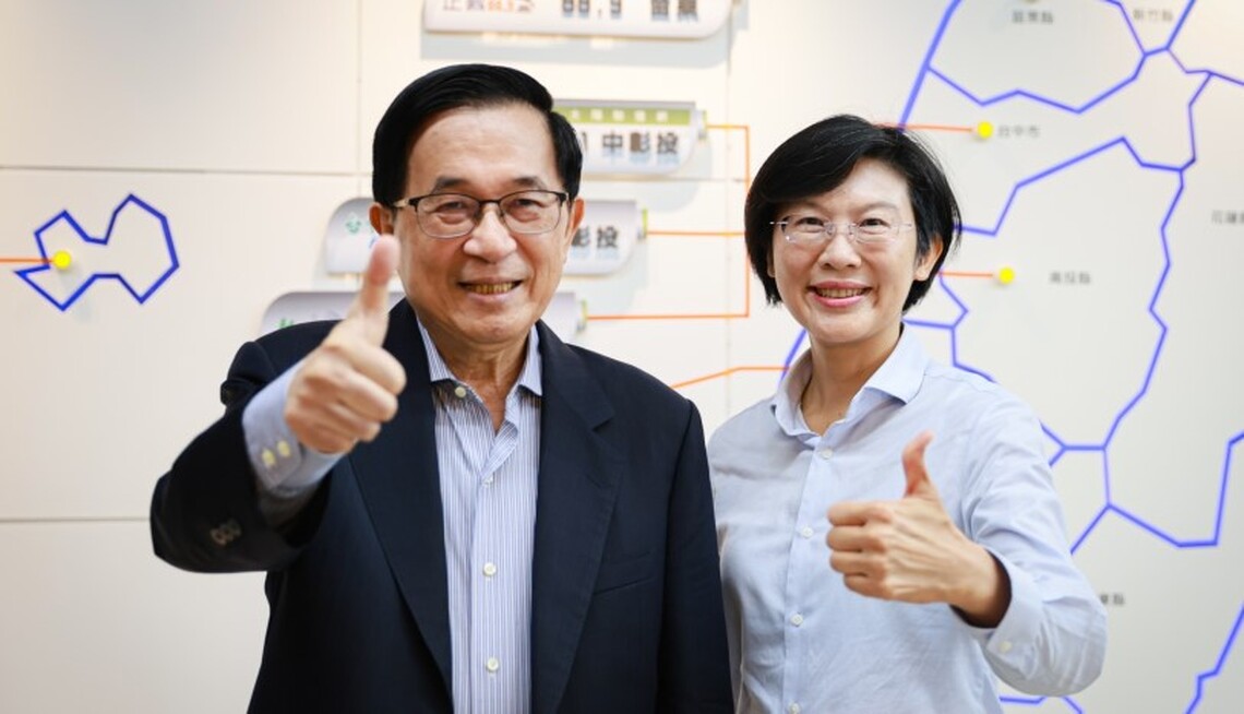 備戰高雄市長信心十足 阿扁盛讚林岱樺資深有能力