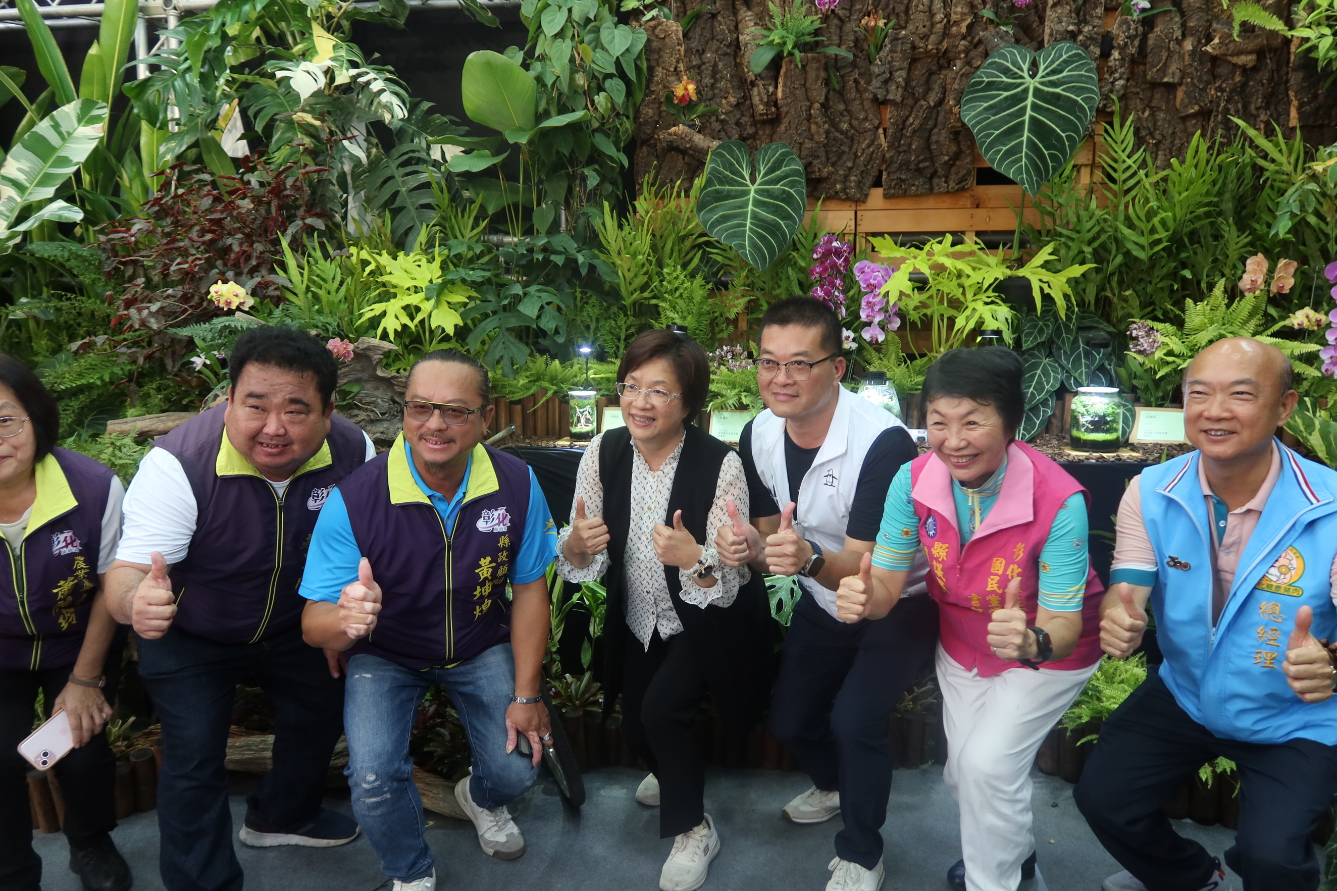 ▲田尾鄉農會舉辦「花現美好田尾產業文化&植物們的產地市集，花卉和園藝植物都具有療癒效果吸引青農返鄉參與。（記者張溎壕攝）