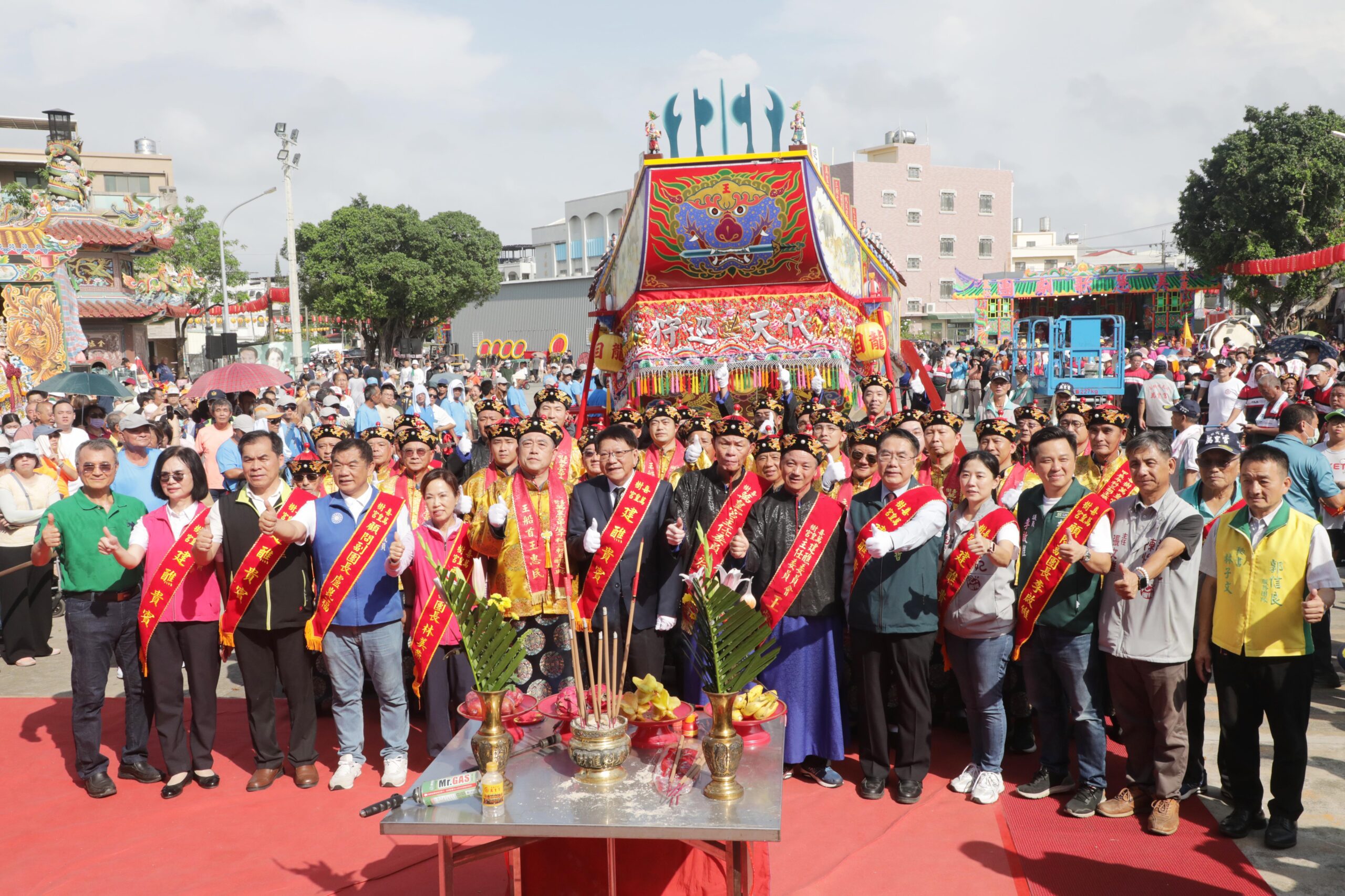 喜樹代天府三府千歲祭典 王船出廠為臺南400年添風采 喜樹代天府三府千歲祭典 王船出廠為臺南400年添風采