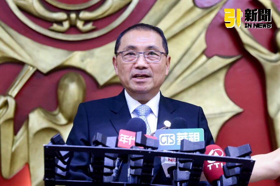 圖/新北市長侯友宜回應,他的態度一向非常清楚,歡迎任何人都來為新北市能夠多做事。(記者陳志仁攝,2024.10.28)