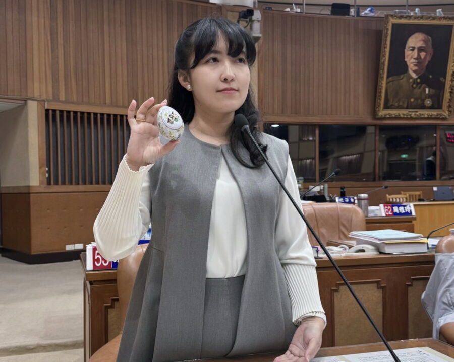 圖/新北市議員山田摩衣認為,小巨蛋都還沒成形,市府又說要大巨蛋興建巨蛋,這不是一個熱潮或噱頭。(新北市議員山田摩衣提供)