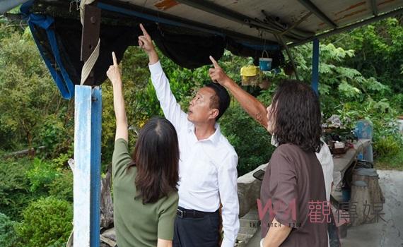 翁章梁勘查中埔地震災情 將協助儘速復原