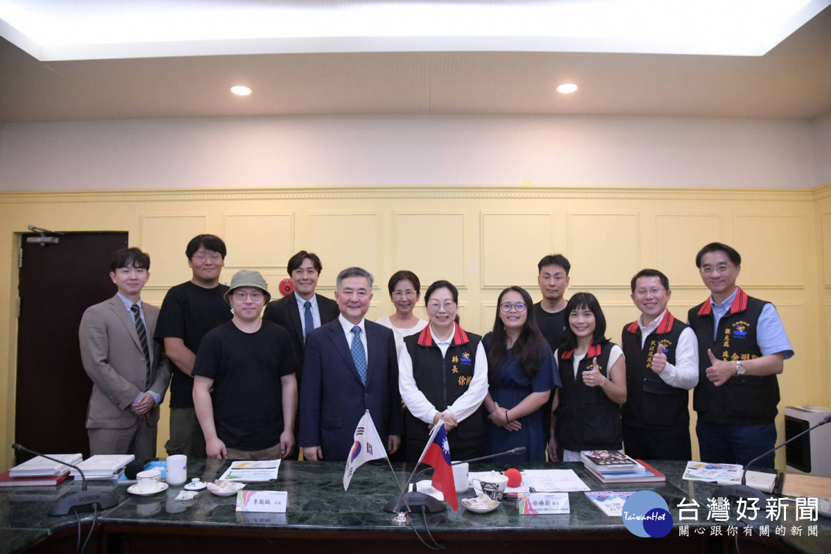 韓國駐台代表團拜會花蓮縣府　徐榛蔚盼強化深度交流