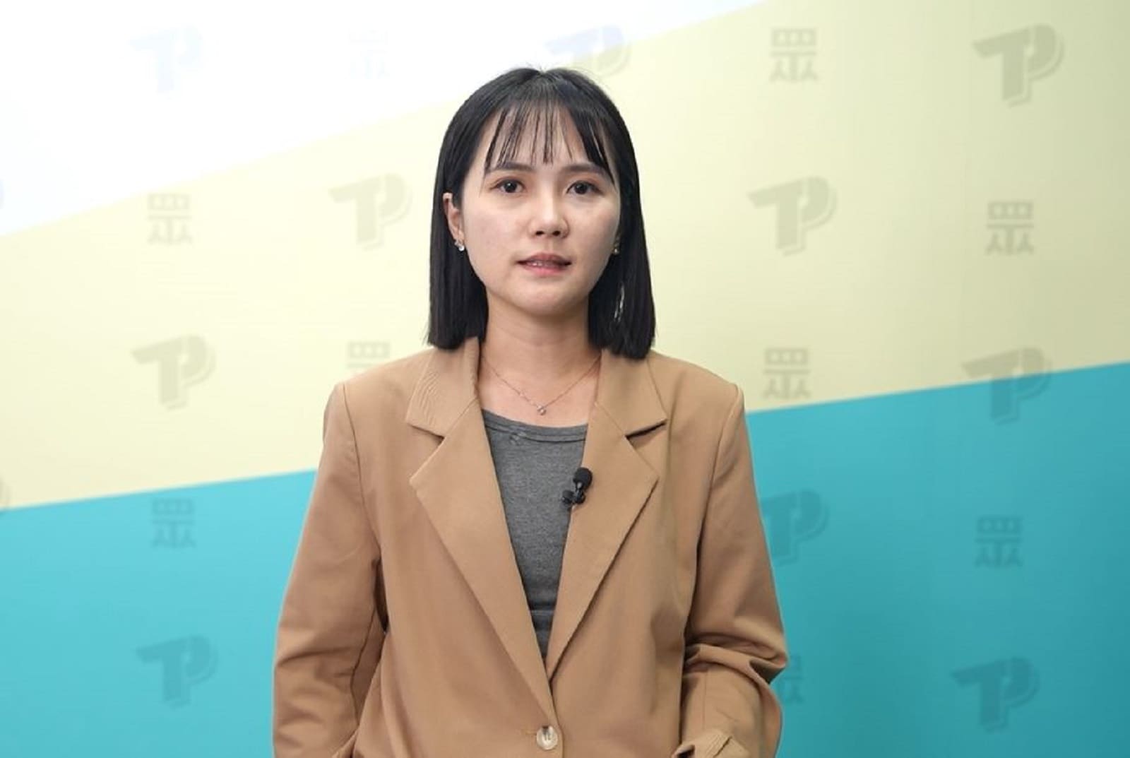 民眾黨發言人吳怡萱酸民進黨發言人吳崢,把賴清德的訓斥當耳邊風。民眾黨提供