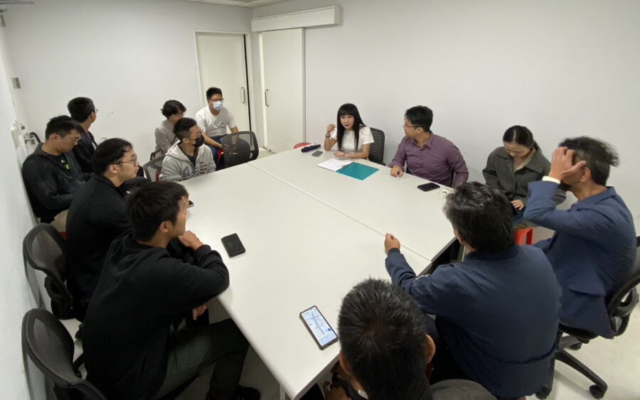圖／新北市議員蔡淑君邀集交通局、警察局、區公所、里長、百貨業者，及交通顧問公司等各單位到場會勘並召開檢討會議。（新北市議員蔡淑君提供）