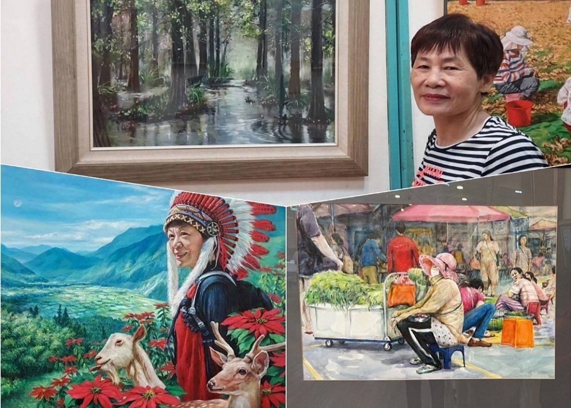 苗栗縣西畫學會「113年客家藝境鄉情展公益活動」 10/30起頭份藝術館展開