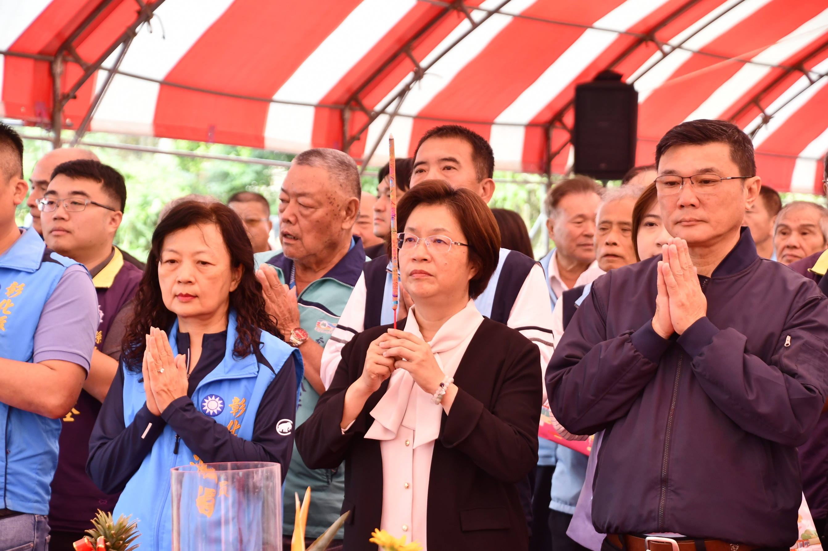 ▲彰化縣政府舉辦鹿港全民運動館動土典禮，佔地2公頃的「鹿港全民運動館」，將為彰化縣第4座現代化大型運動場館。（記者張溎壕攝）