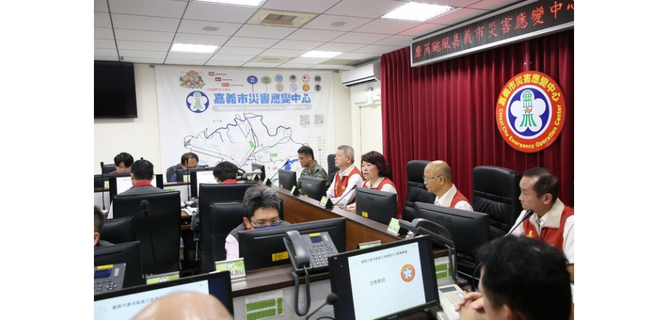 強颱康芮直撲 嘉義市長黃敏惠召開整備會議 守護市民安全