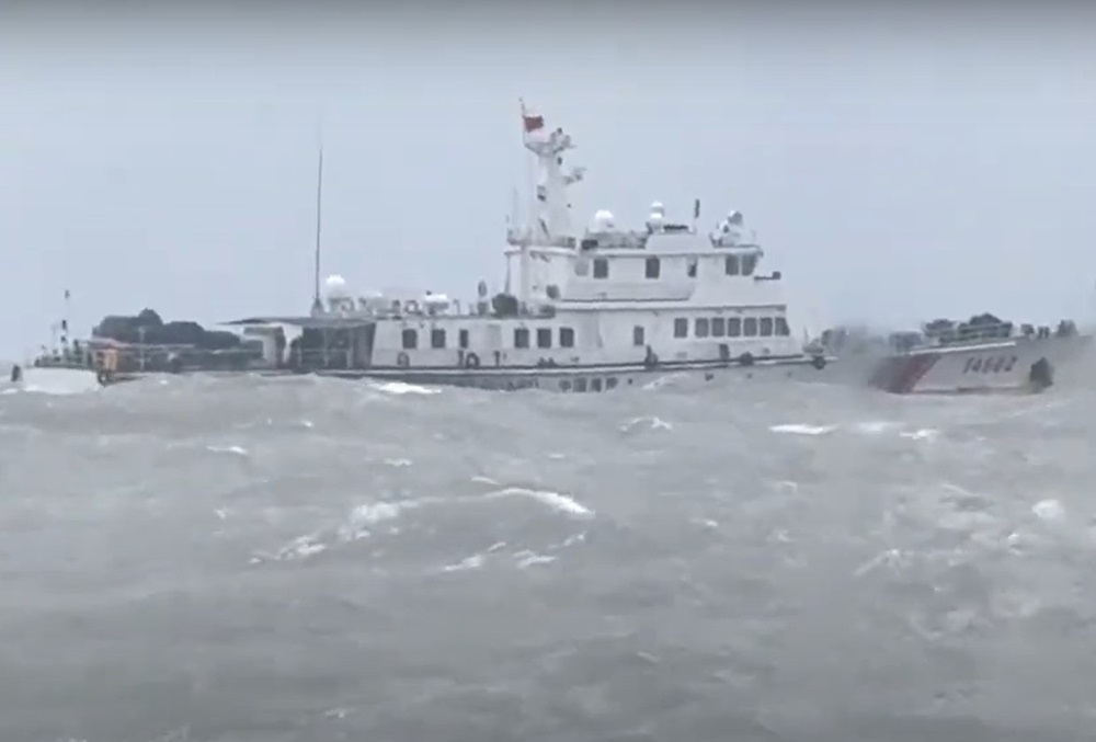 連續3天侵擾金門水域 4艘中國海警船2小時後被驅離 248 cnews204241030a01