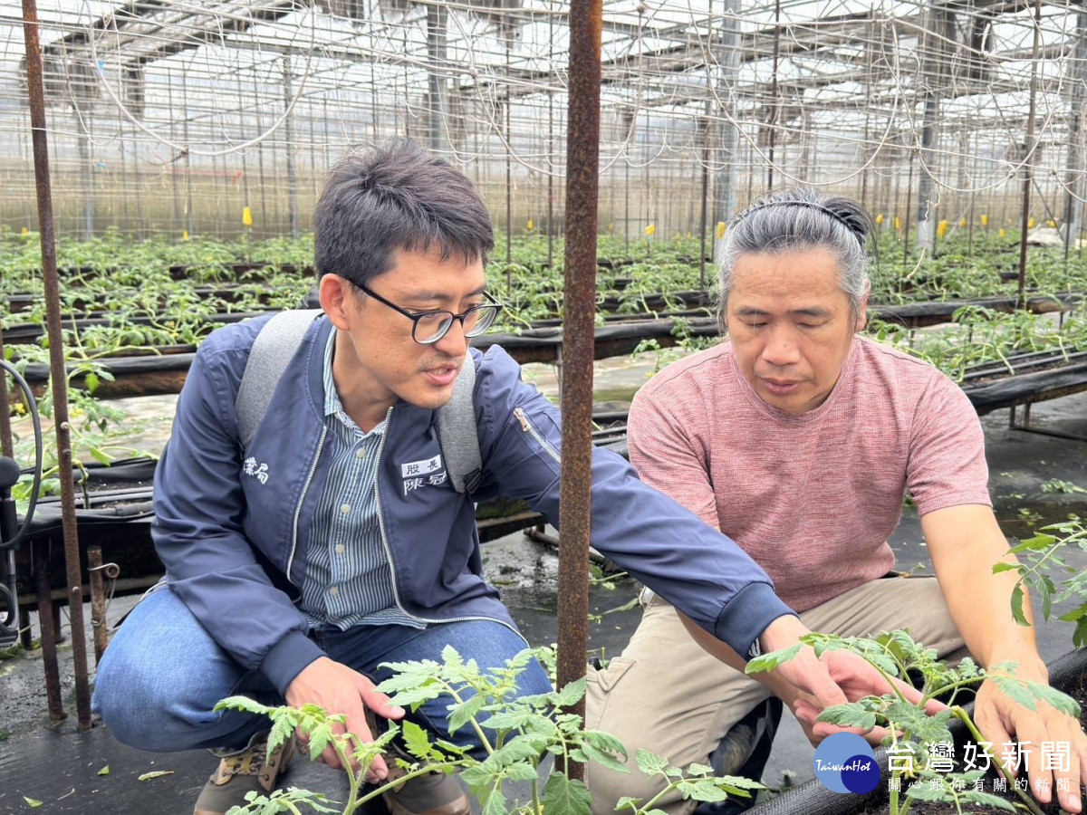 農業局現勘農業災損。
