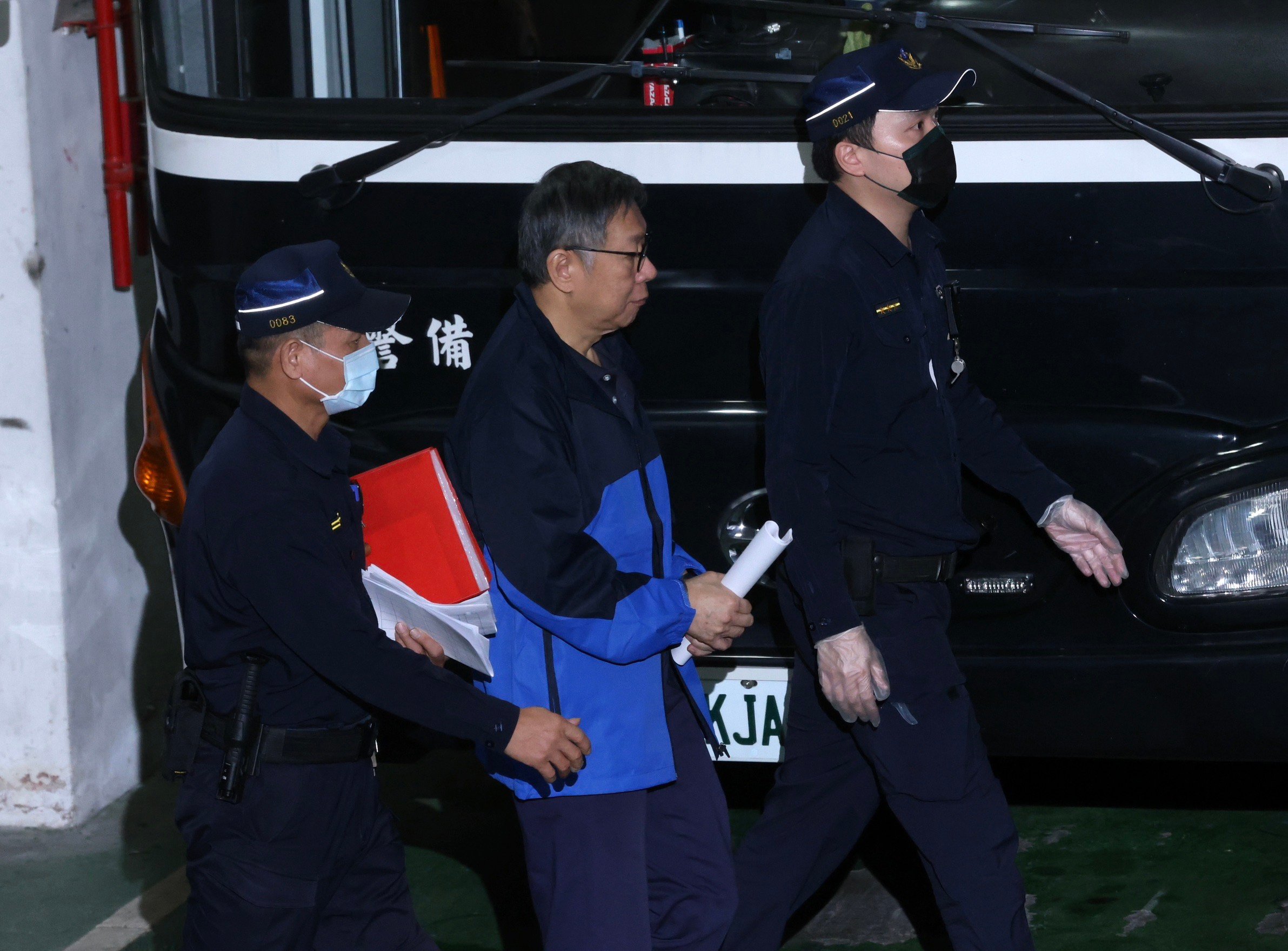 北院1日召開延押庭,提訊在押的柯文哲到庭,庭後柯還押北所。林啟弘攝