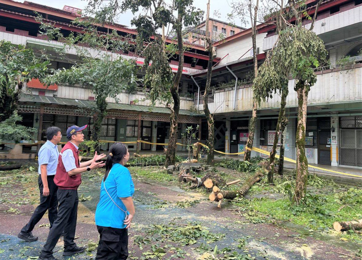 康芮颱風造成新北241所學校災損　各校啟動災後復原措施