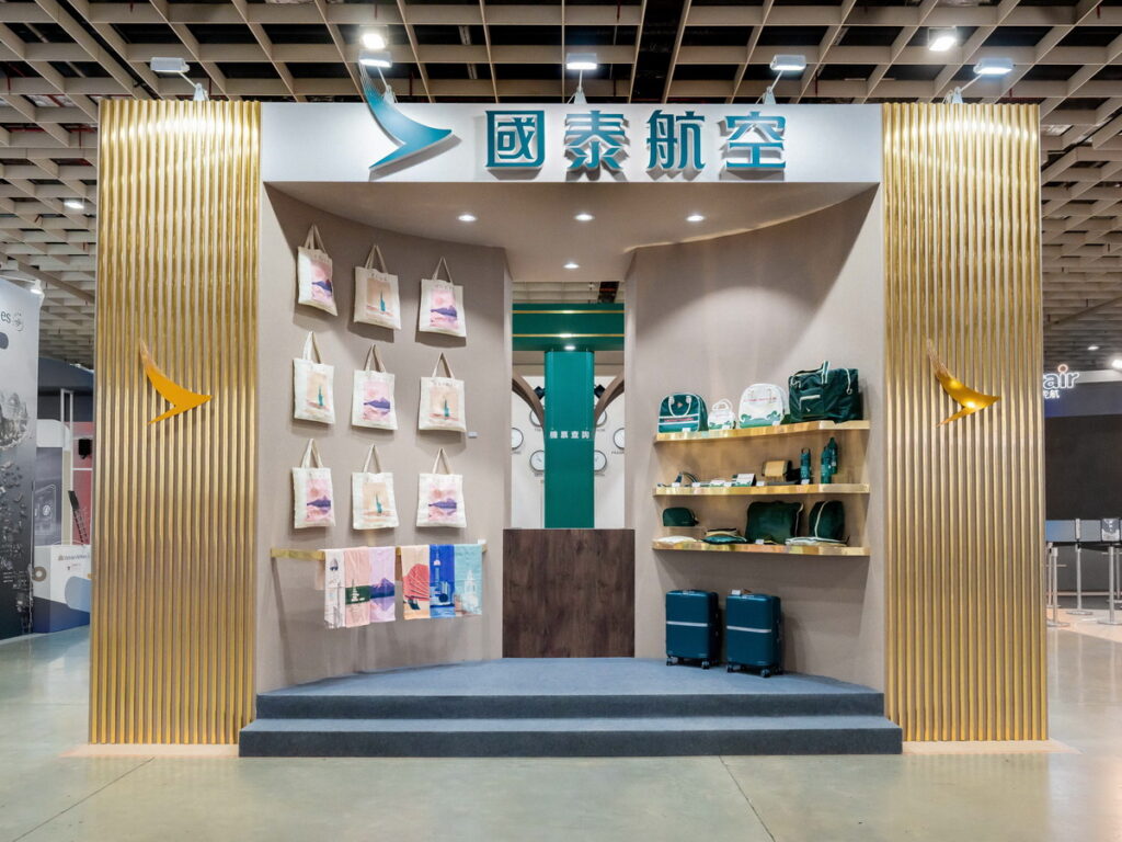 國泰航空旅展攤位現場照_