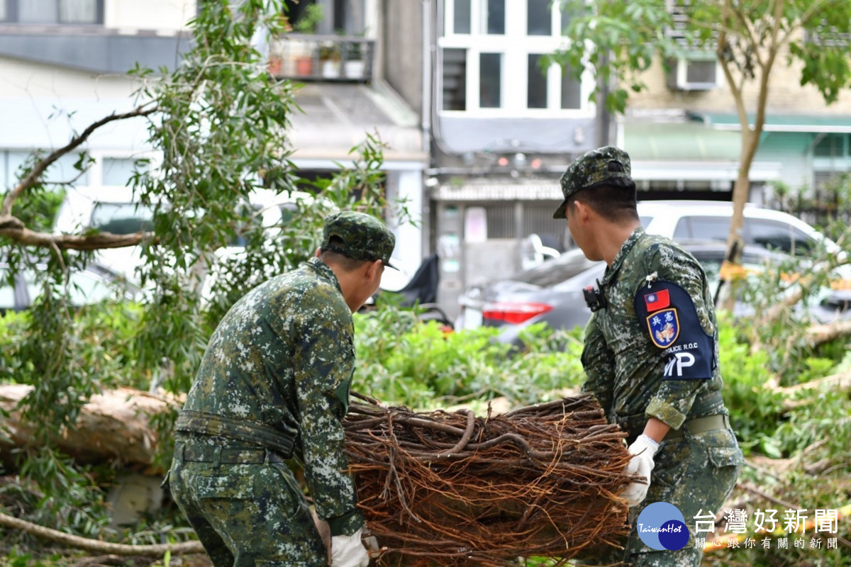 國軍持續投入兵力　全力協助北市儘速恢復市容