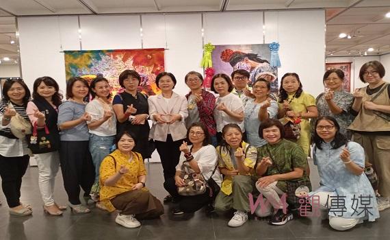 國際拼布大師周秀惠師生拼布聯展  「藝境」即日起至24日北港文化中心展出