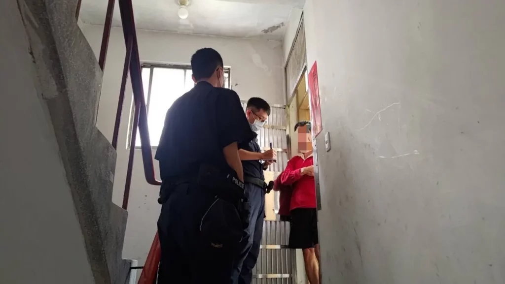 協同轄區里長,關懷訪視停電住戶