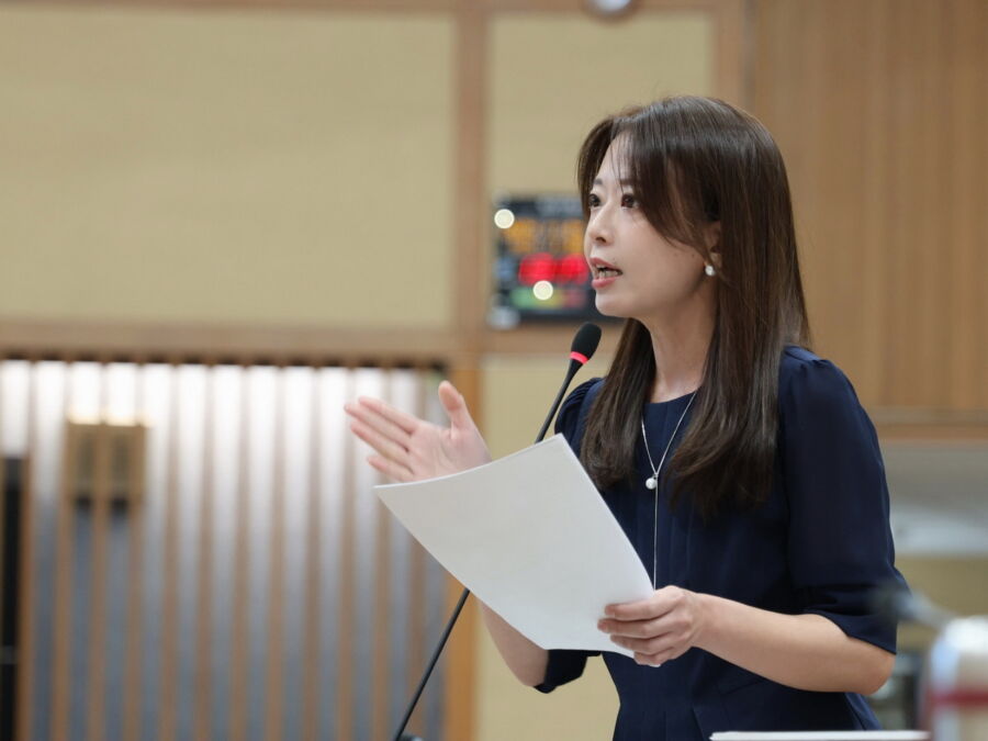 圖/新北市議員江怡臻酸有意參選新北市長的民進黨立委蘇巧慧,自稱會會會(慧的同音),但根本「都不會」。(新北市議員江怡臻提供)