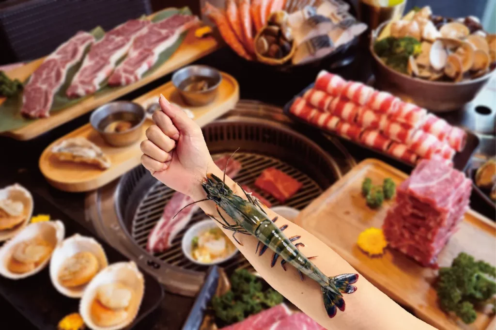 熊一燒肉巨大手臂蝦加價購99