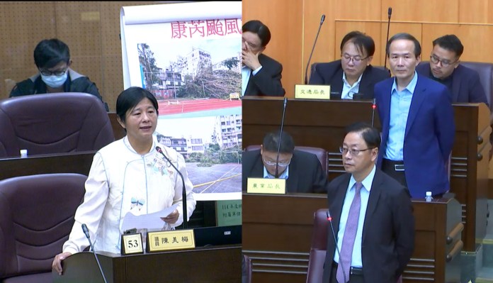 康芮來襲社區下磁磚雨 桃議員籲市府盡速改善 14 526363